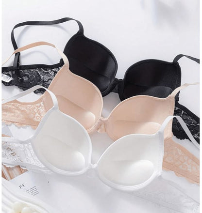 SHEIN Women’s Supportive Bra Set 3 Pieces – Front Buckle Padded Underwear Bras, SHEIN Fast Delivery in 5 Days
