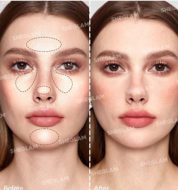 SHEGLAM Light Pink Baked Glow Setting Powder – Smooth Brightening Face Powder, SHEIN Fast Delivery in 5 Days