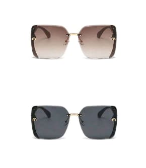 Square Rimless Gradient Sunglasses Set – SHEIN Fast Delivery in 5 Days