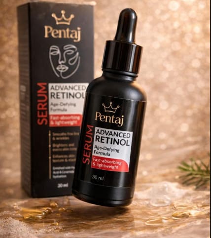 Pentaj Facial Serum 30ml – Niacinamide, Collagen Peptide & Advanced Retinol Variants