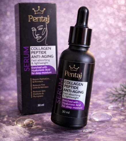 Pentaj Facial Serum 30ml – Niacinamide, Collagen Peptide & Advanced Retinol Variants