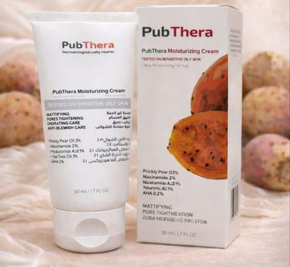 PubThera Moisturizing Cream 50ml – For Sensitive Oily Skin