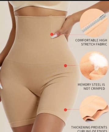 High-Waist Seamless Tummy Control Shapewear Shorts