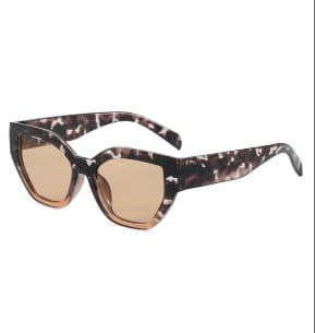 SHEIN Women’s Cat Eye Tortoiseshell Sunglasses