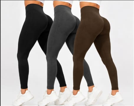 SHEIN Women’s High Waist Seamless Leggings – Stretchy Solid Color Sports Pants, SHEIN Fast Delivery in 5 Days