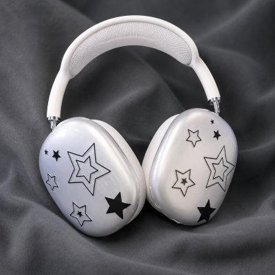 Star Print Over Ear Headphone Protective Cover