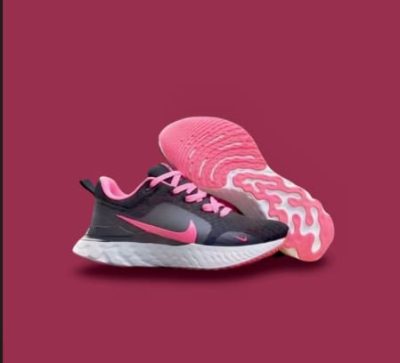 Nike React Infinity Run 3 PB Women’s Sneakers, Black and Pink Running Shoes