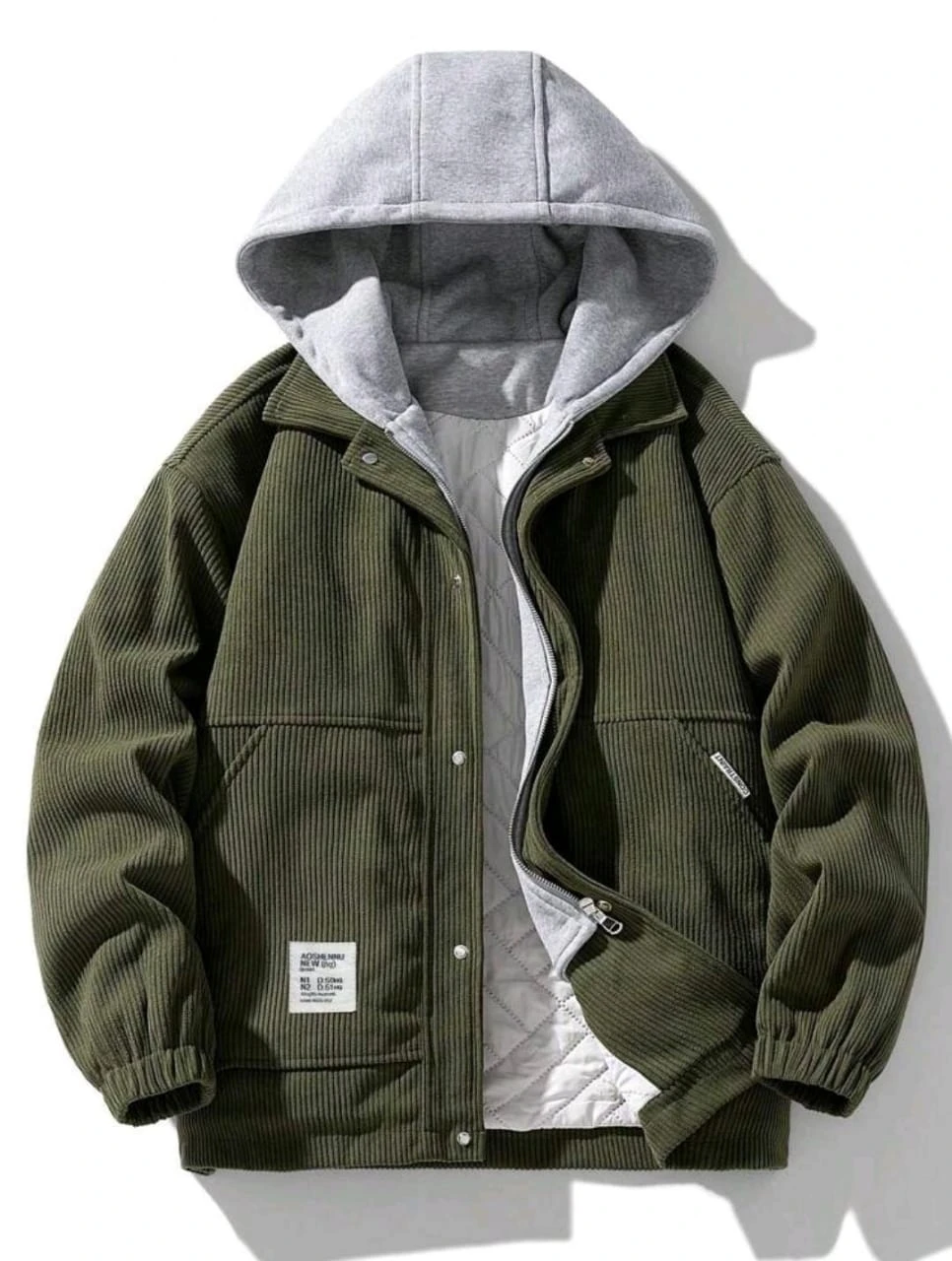 ジャケット・アウター fur hooded corduroy jacket be devil】 Corduroy Slit Fur Jacket (BeDevil/アウターその他