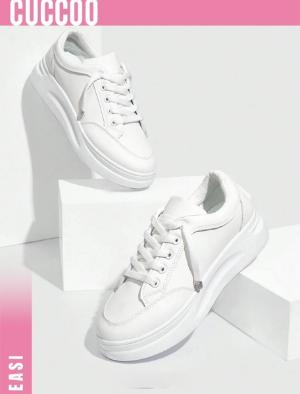 White Casual Sneakers – Stylish & Comfortable