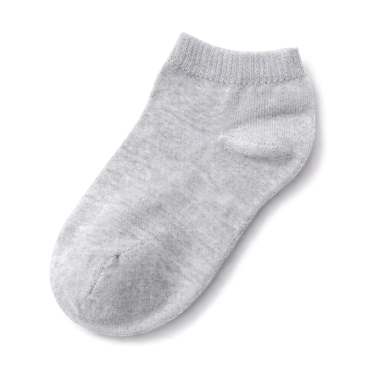 Ankle Socks – Soft Heart Print & Solid Color Short Socks