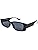 Black Rectangular Sunglasses – Trendy Minimal Design