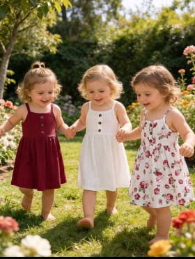 Girls Sleeveless Summer Dress with Button Front – SHEIN Fast Delivery in 5 Days