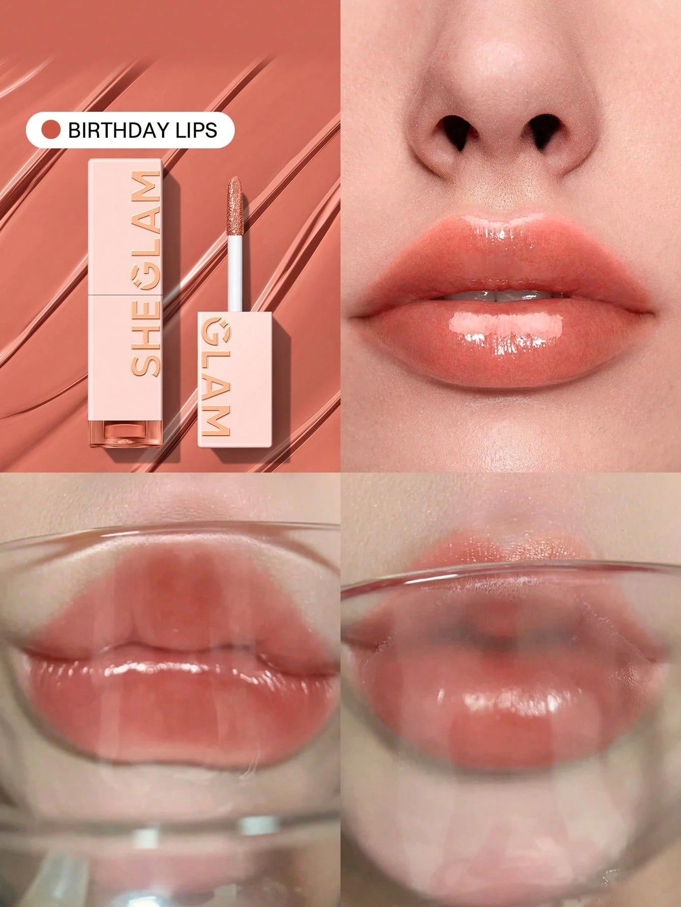 SHEGLAM Glossy Lip Color – Birthday Lips