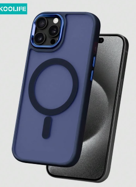 Blue Magnetic Phone Case 12 pro max