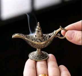 Vintage Genie Lamp Incense Burner