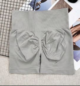 SHEIN High-Waist Seamless Scrunch Butt Shorts