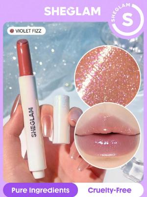 SHEGLAM Violet Fizz – Hydrating Lipstick with Iridescent Shine